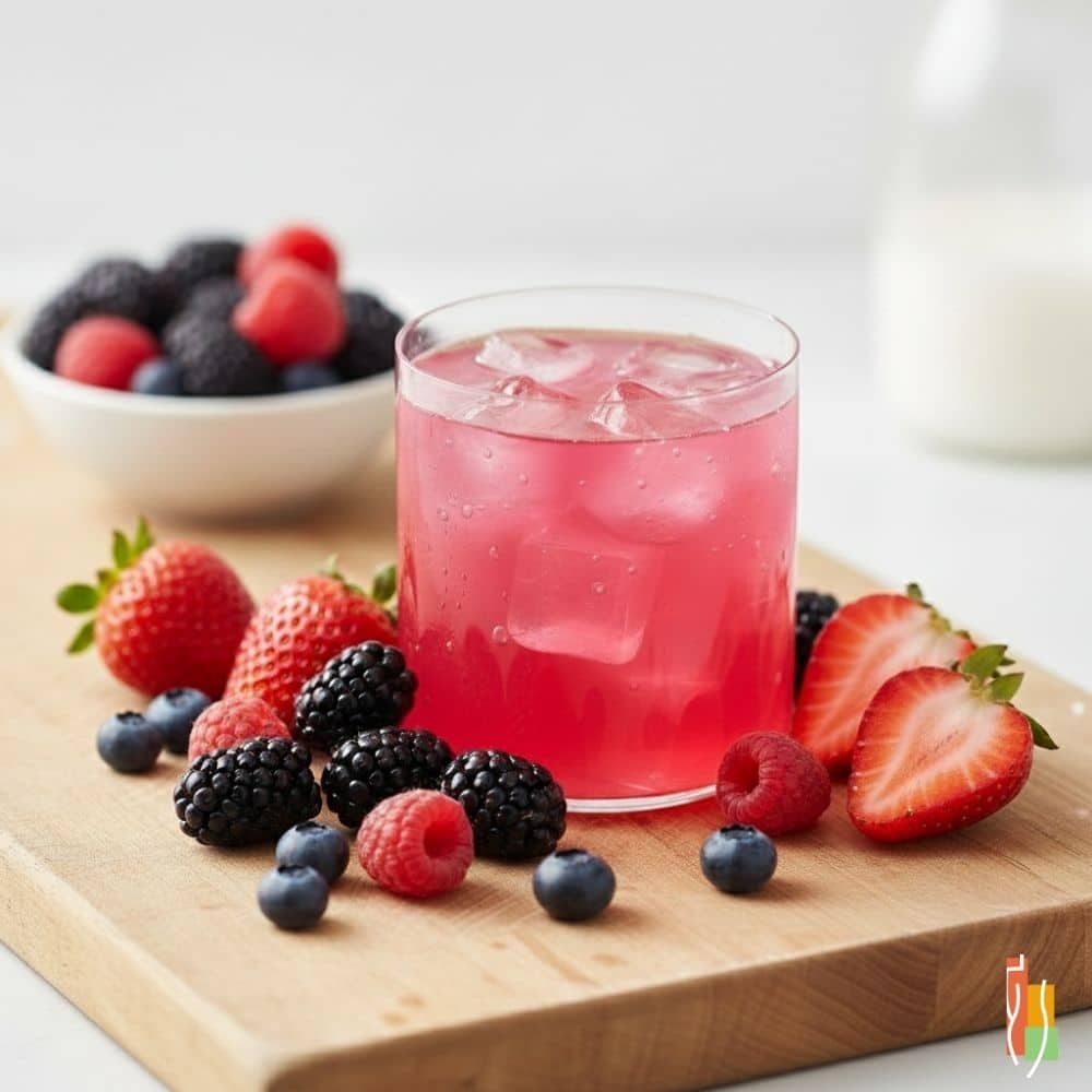 Boisson protéinée fruits sauvages, 15g protéines, sans sucre, faible en calories, post-entraînement, Clinique Maigrir en Santé.