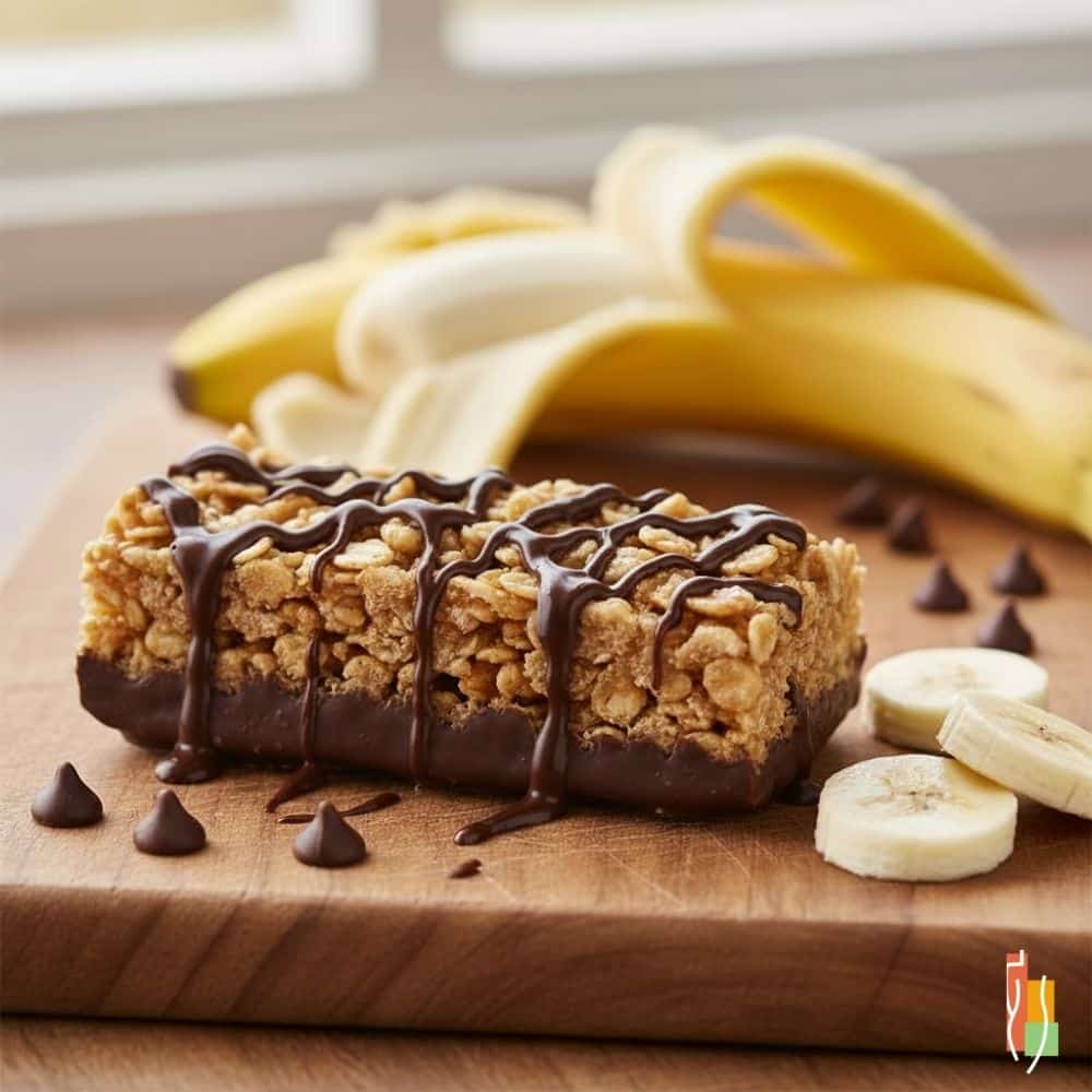 Barre protéinée goût pain aux bananes, 15g protéines, 150 calories, Clinique Maigrir en Santé.