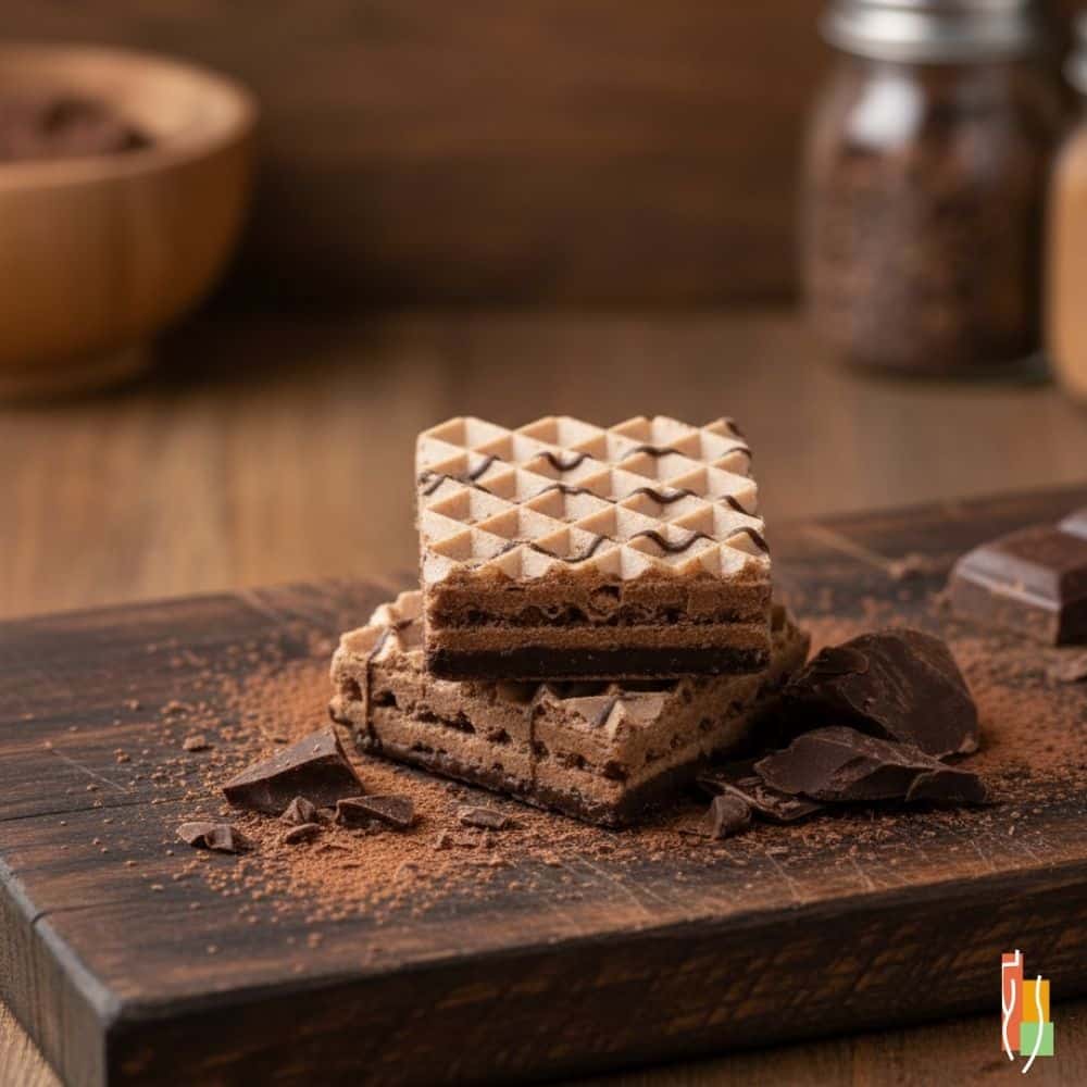 Gaufrette protéinée croustillante chocolat, 15g protéines, collation Clinique Maigrir en Santé.