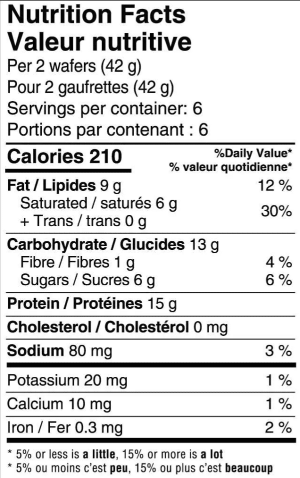 Gaufrette protéinée croustillante chocolat, 15g protéines, collation Clinique Maigrir en Santé.