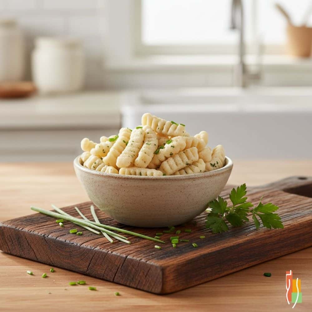 Grignotines ondulées crème sûre et fines herbes, croustillantes, riches en protéines, Clinique Maigrir en Santé.