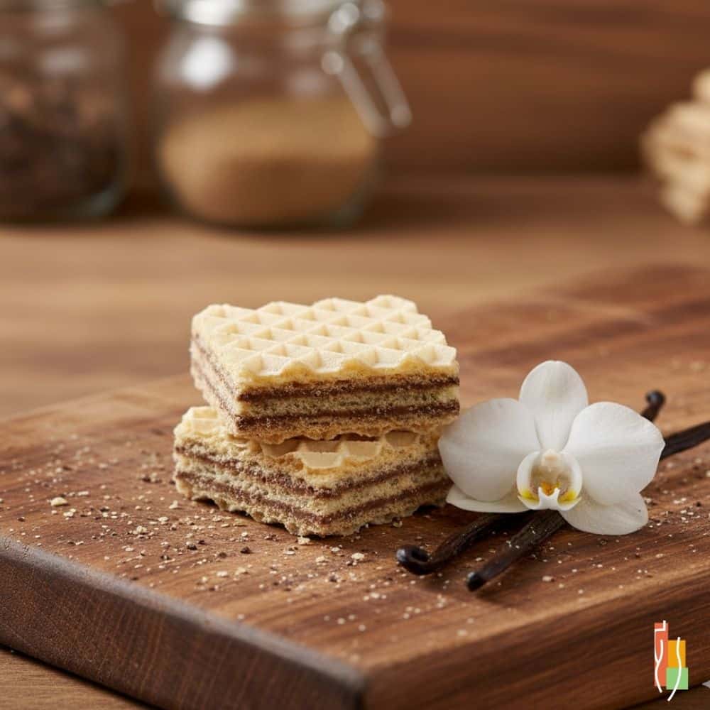 Gaufrette protéinée croustillante vanille, 15g protéines, 200 calories, Clinique Maigrir en Santé.