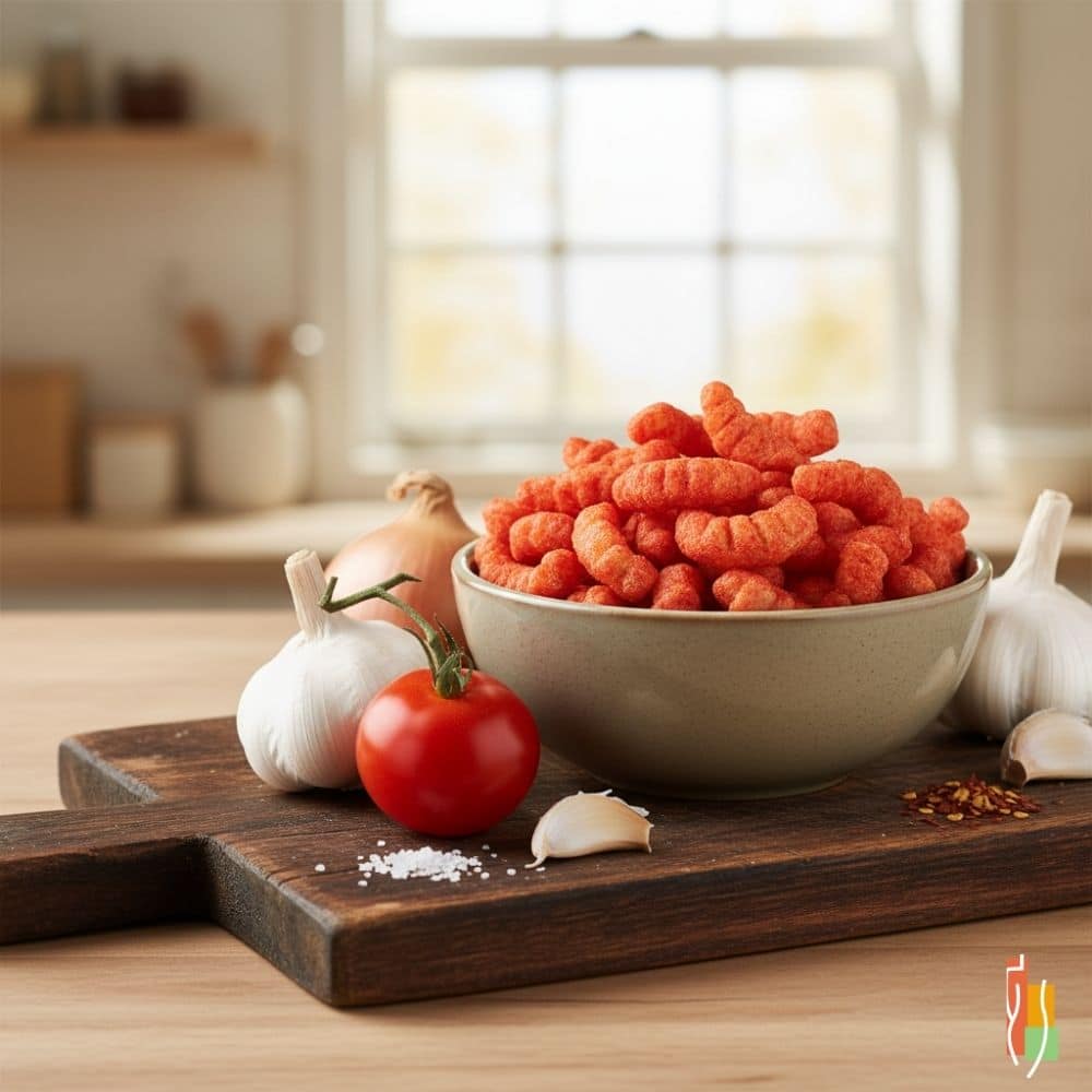 Grignotines ondulées protéinées ketchup, 15g protéines, croustillantes, Clinique Maigrir en Santé.