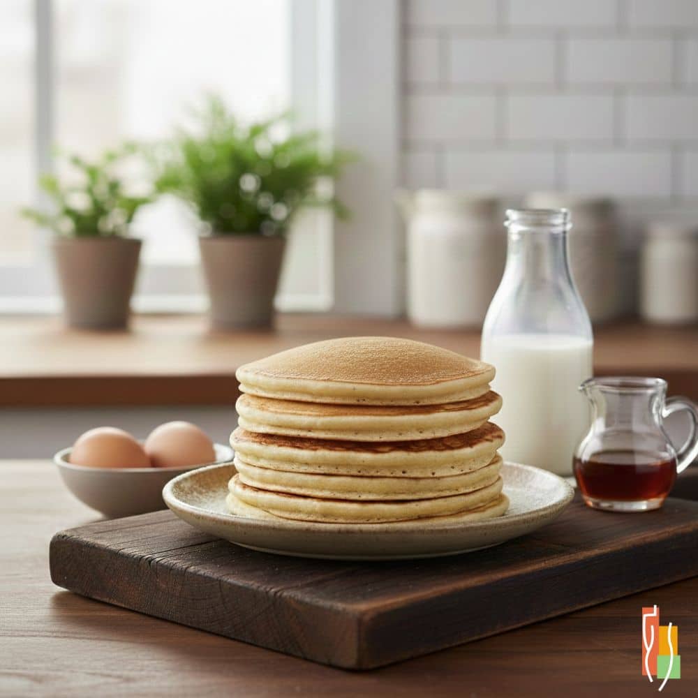 Crêpe protéinée nature, légère, moelleuse, riche en protéines, petit-déjeuner, Clinique Maigrir en Santé.