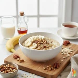 gruau-proteine-banane-et-noix-sans-gluten