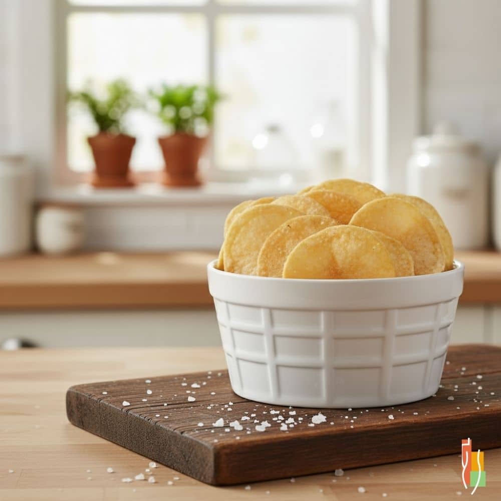 Croustilles protéinées sel et vinaigre, 14g protéines, 120 calories, Clinique Maigrir en Santé.