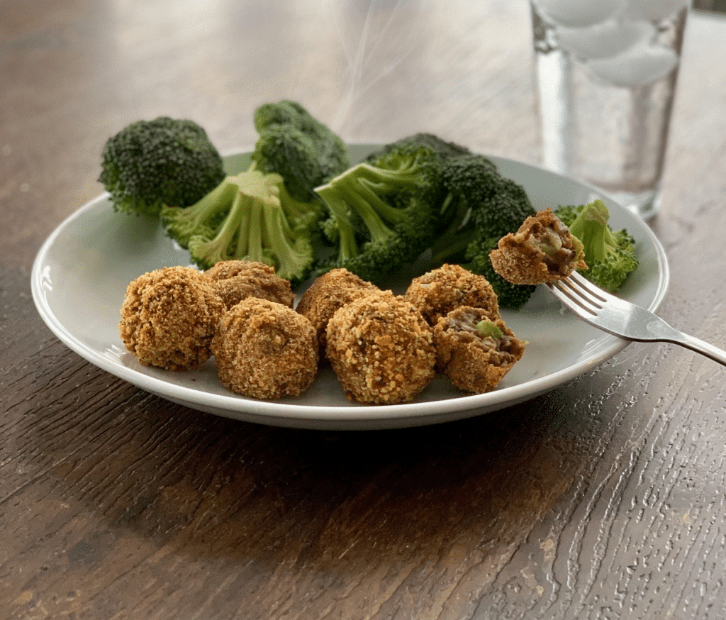 Crispy Parmentier Meatballs