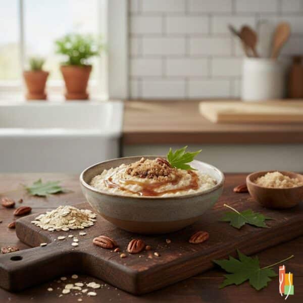 Gruau protéiné érable et cassonade, 15g protéines, sans sucre ajouté, petit-déjeuner, Clinique Maigrir en Santé.