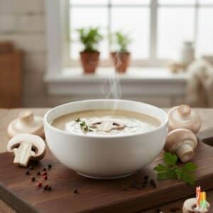 soupe-proteinee-creme-de-champignons
