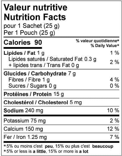 Gruau protéiné érable et cassonade, 15g protéines, sans sucre ajouté, petit-déjeuner, Clinique Maigrir en Santé.