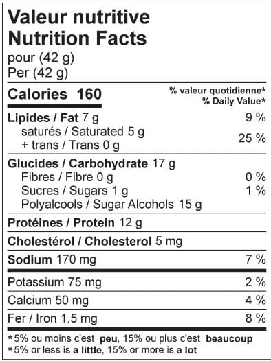 Bouchées protéinées croustillantes chocolat caramel, riches en protéines, Clinique Maigrir en Santé.