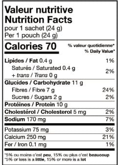 Smoothie protéiné mangue et crème, riche en protéines et fibres, faible en calories, perte de poids, Clinique Maigrir en Santé.