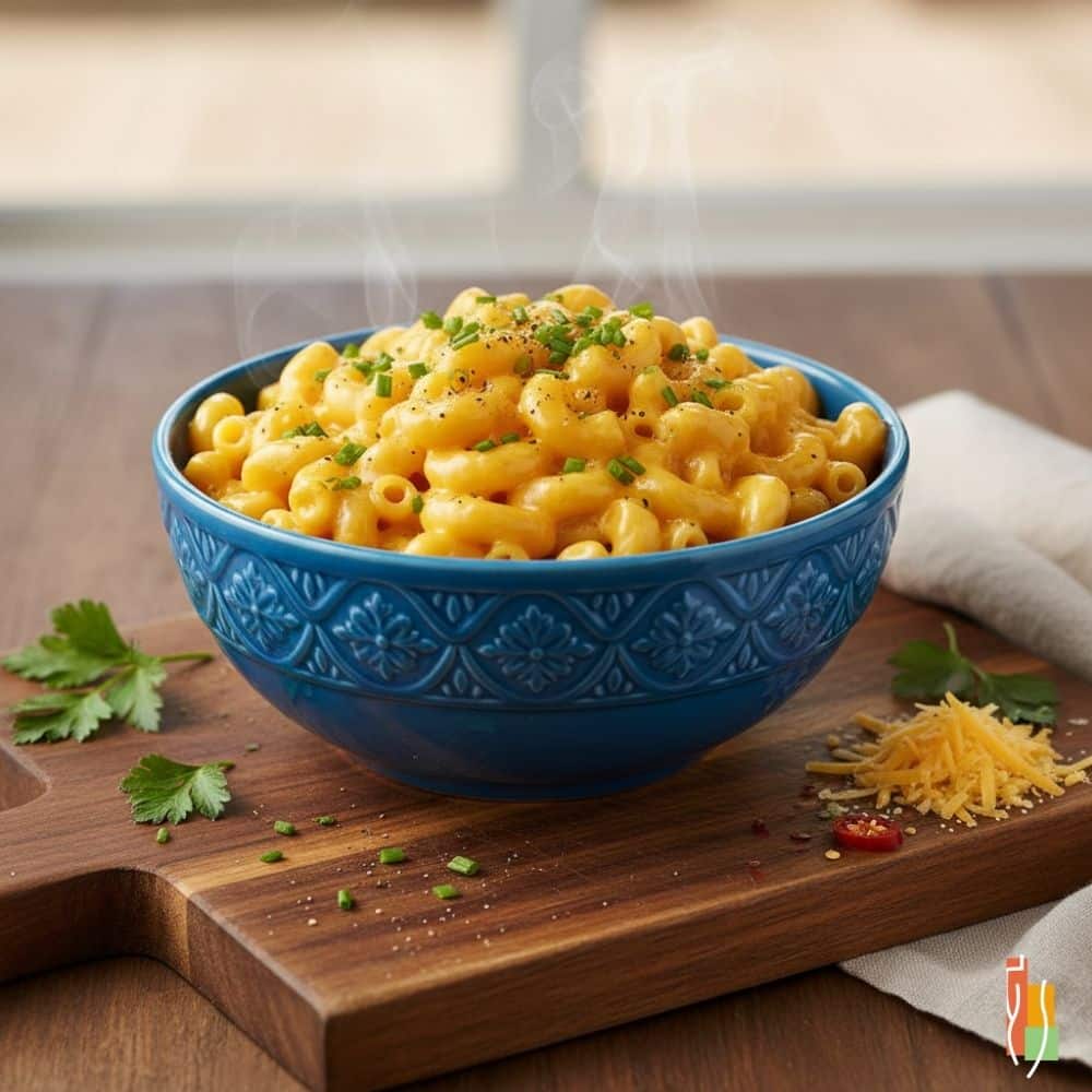 Macaroni au fromage crémeux protéiné, riche en protéines, repas réconfortant, Clinique Maigrir en Santé.
