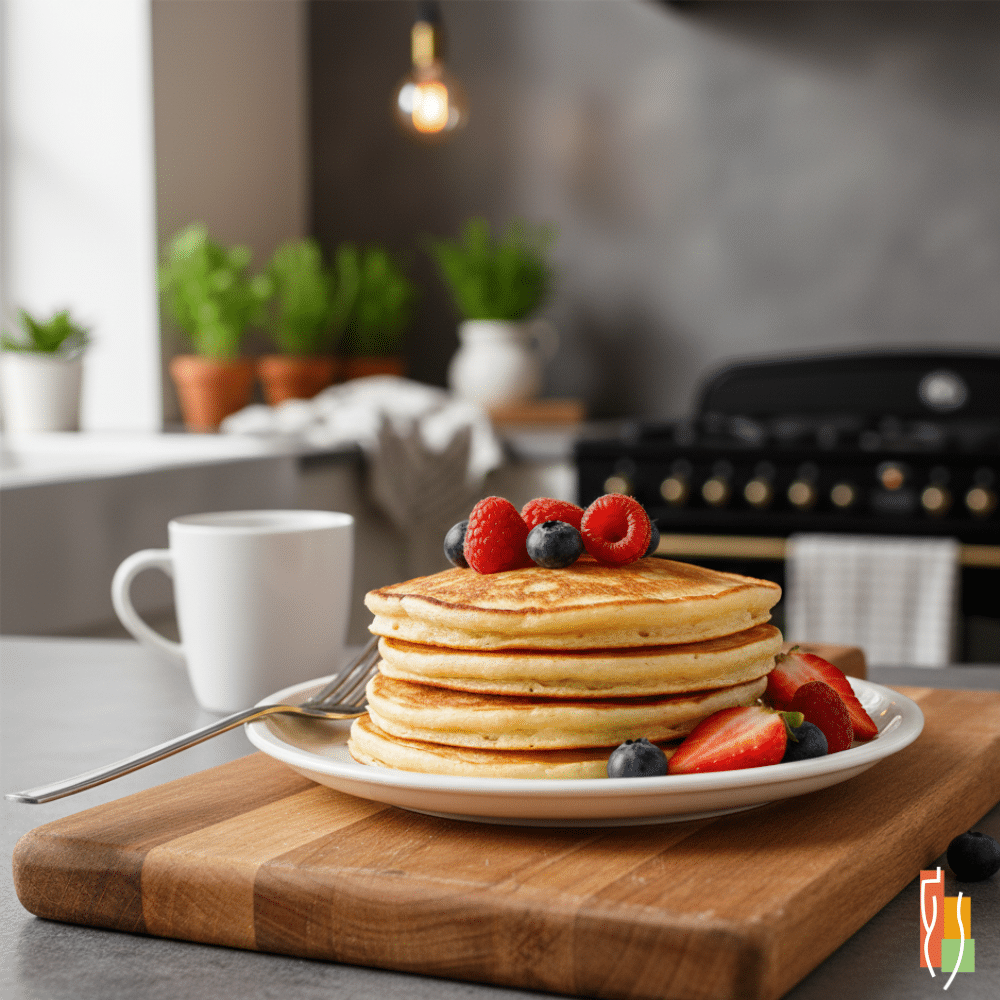 Crêpe protéinée à l'ancienne moelleuse, riche en protéines, petit-déjeuner, Clinique Maigrir en Santé.