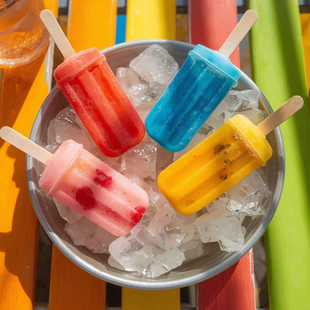 Popsicles protéinés aux fruits rouges fait avec boisson en poudre minceur - Clinique Maigrir en Santé.